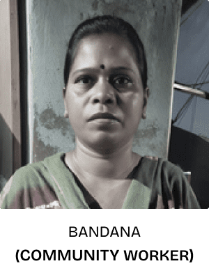 Krishna Foundation community worker Bandana profile photo